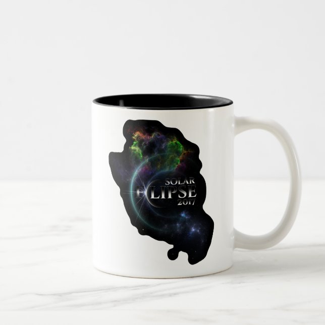 Solar Eclipse 2017 Two-Tone Coffee Mug (Right)