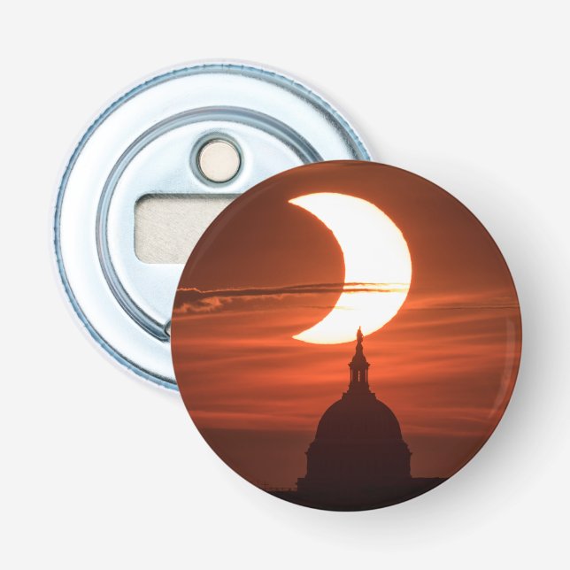 Solar Eclipse 2021 Bottle Opener (Front)