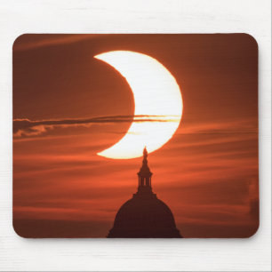 Solar Eclipse 2021 Mouse Pad