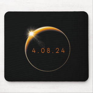 Solar Eclipse 2024 040824 Eclipse Mouse Pad