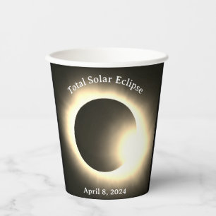 Solar eclipse 2024, April 8th Paper Cups