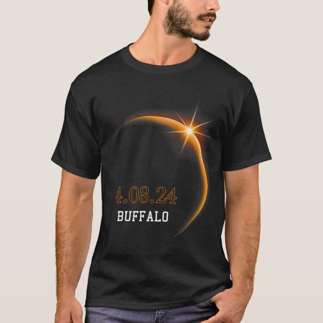 Solar Eclipse 2024 Buffalo Totality Spring 4.08.24 T-Shirt (Front)