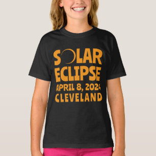 Solar Eclipse 2024 Cleveland Ohio T-Shirt