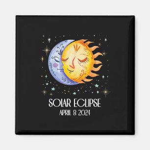 Solar Eclipse 2024 Cute Solar Eclipse Kids Boys Gi Magnet
