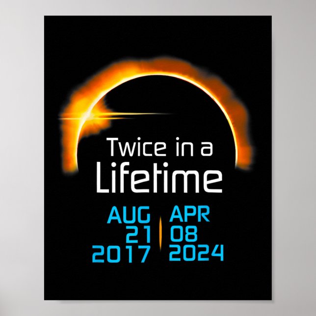 Solar Eclipse 2024 Cute Solar Eclipse Kids Toddler Poster (Front)