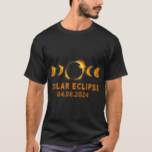 Solar Eclipse 2024 Cute Solar Eclipse Kids Toddler T-Shirt