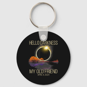 Solar Eclipse 2024 Hello Darkness My Old Friend Ap Key Ring