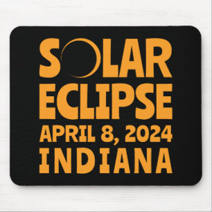 Solar Eclipse 2024 Indiana Mouse Pad