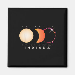Solar Eclipse 2024 Indiana Total Eclipse America G Magnet