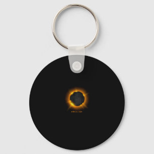 Solar Eclipse 2024 Long Sleeve  Key Ring