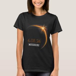 Solar Eclipse 2024 Missouri Totality Spring 4.08.2 T-Shirt