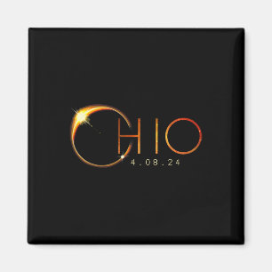 Solar Eclipse 2024 State Ohio Total Solar Eclipse Magnet