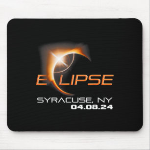 Solar Eclipse 2024 Syracuse New York Mouse Pad