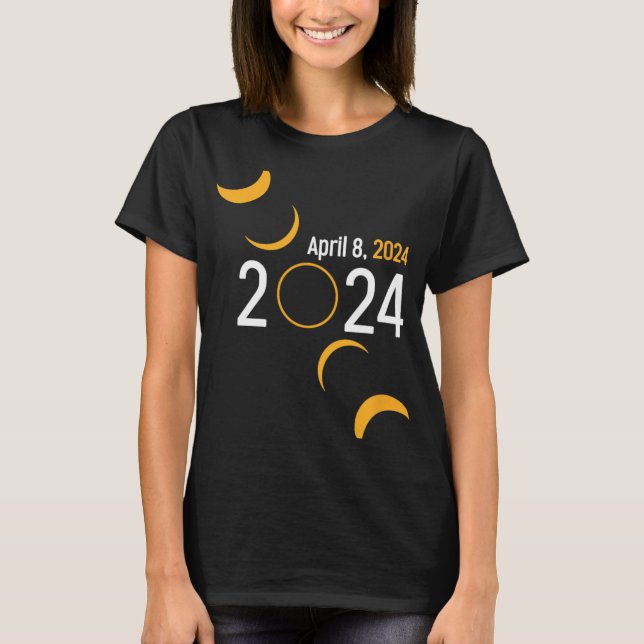 Solar Eclipse 2024  T-Shirt (Front)