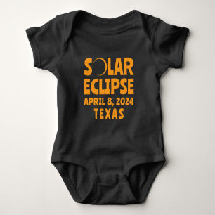 Solar Eclipse 2024 Texas Baby Bodysuit