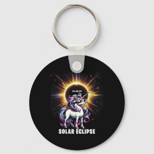 Solar Eclipse 2024 Total Eclipse April 8th 24 Unic Key Ring