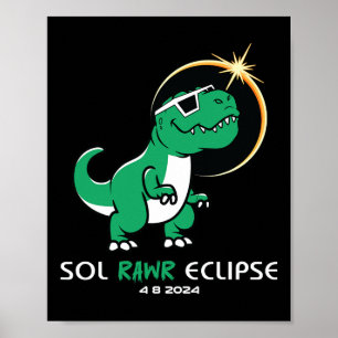 Solar Eclipse 2024 Total Eclipse April 8th Sol Raw Poster