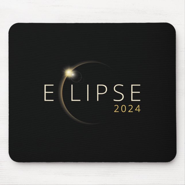 Solar Eclipse 2024 Total Solar Eclipse 4.08.24 1  Mouse Pad (Front)