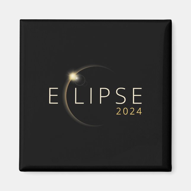 Solar Eclipse 2024 Total Solar Eclipse 4.08.24 5  Magnet (Front)