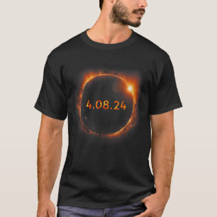 Solar Eclipse 2024 Total Solar Eclipse 4.08.24 T-Shirt