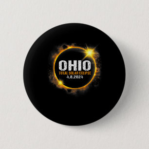 Solar Eclipse 2024 Total Solar Eclipse April 8 202 6 Cm Round Badge