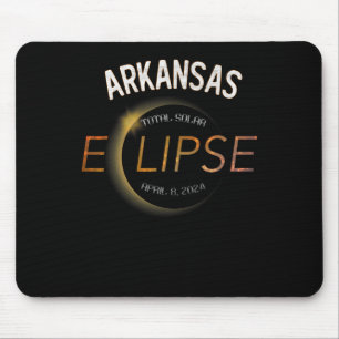 Solar Eclipse 2024 Total Solar Eclipse State Arkan Mouse Pad