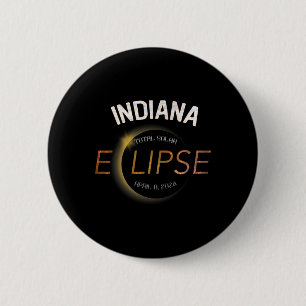 Solar Eclipse 2024 Total Solar Eclipse State India 6 Cm Round Badge