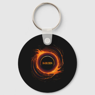 Solar Eclipse 2024 Total Sun Eclipse Key Ring