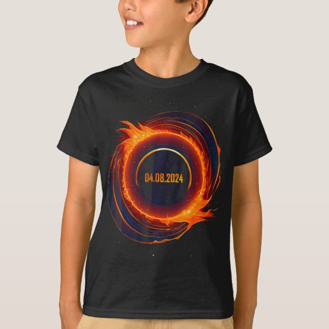 Solar Eclipse 2024 Total Sun Eclipse  T-Shirt (Front)