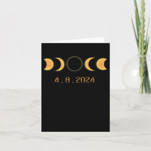 Solar Eclipse 2024 Totality April 8  Card