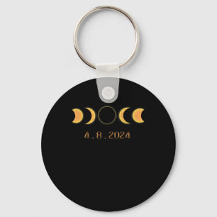 Solar Eclipse 2024 Totality April 8  Key Ring