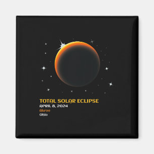 Solar Eclipse 2024 Totality April 8 Magnet