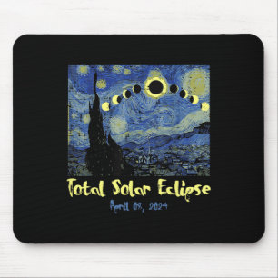 Solar Eclipse 2024 Totality April 8 Men Women Kids Mouse Pad
