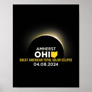 Solar Eclipse 2024 Totality April 8 Poster