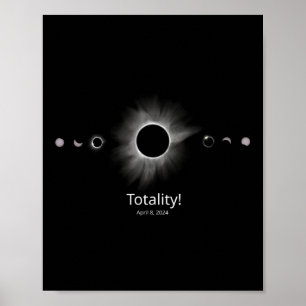 Solar Eclipse 2024 Totality Poster