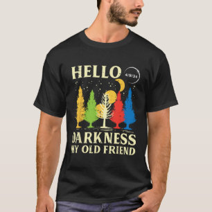 Solar Eclipse 2024 Tress Hello Darkness 04.08 Kids T-Shirt