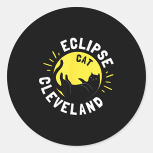 Solar Eclipse 4 8 24 Classic Round Sticker