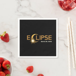 Solar Eclipse American Event Napkin