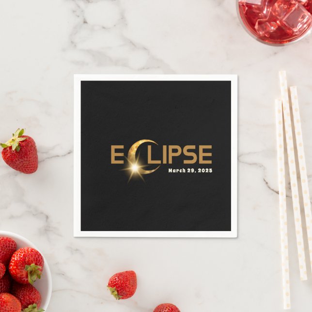 Solar Eclipse American Event  Napkin (Insitu)