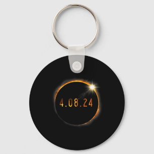 Solar Eclipse American Totality Spring 40824  Key Ring