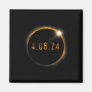 Solar Eclipse American Totality Spring 40824  Magnet