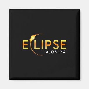 Solar Eclipse American Totality Spring 4.08.24 2 Magnet
