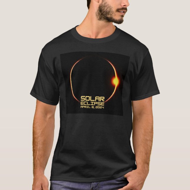Solar Eclipse April 8, 2024 T-Shirt (Front)