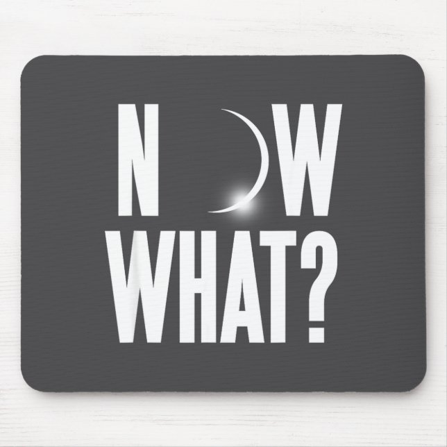 Solar Eclipse August 2017 Illustration Mouse Pad (Front)