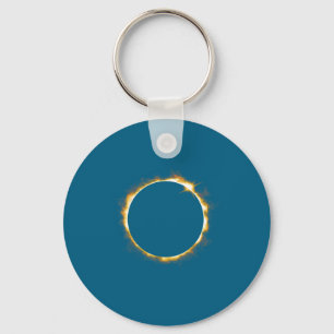 Solar Eclipse August 21 2017 Key Ring