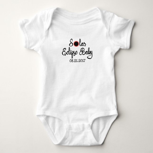 Solar Eclipse Baby Bodysuit T shirt (Front)