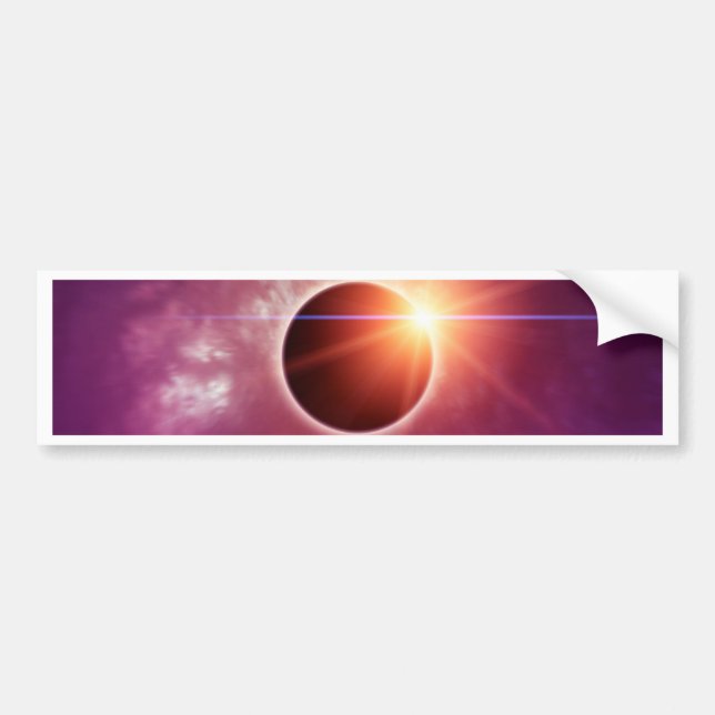 Solar Eclipse Bumper Sticker (Front)