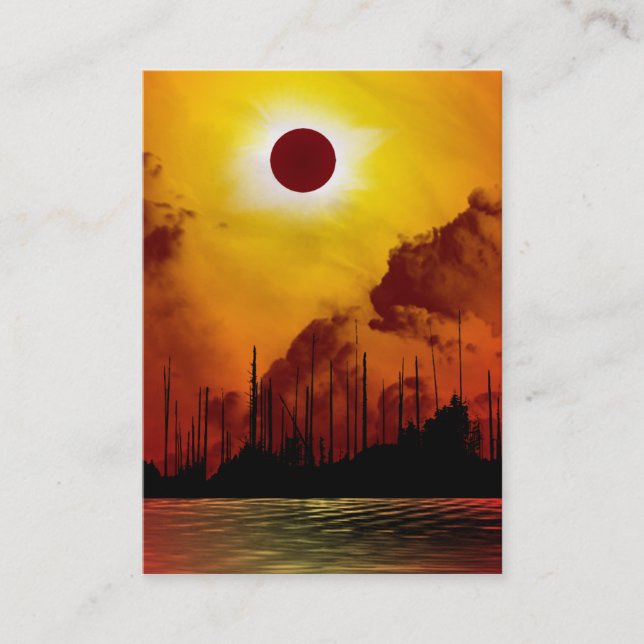 Solar Eclipse Business Card (Front)