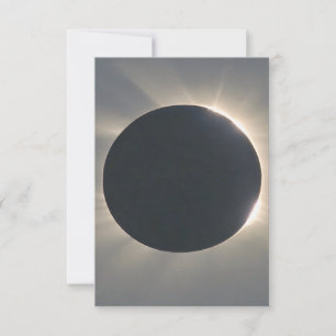 Solar Eclipse Closeup Thank You Card