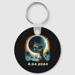 Solar Eclipse Dino With Solar Eclipse Gles Key Ring